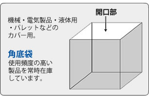 大型角底袋